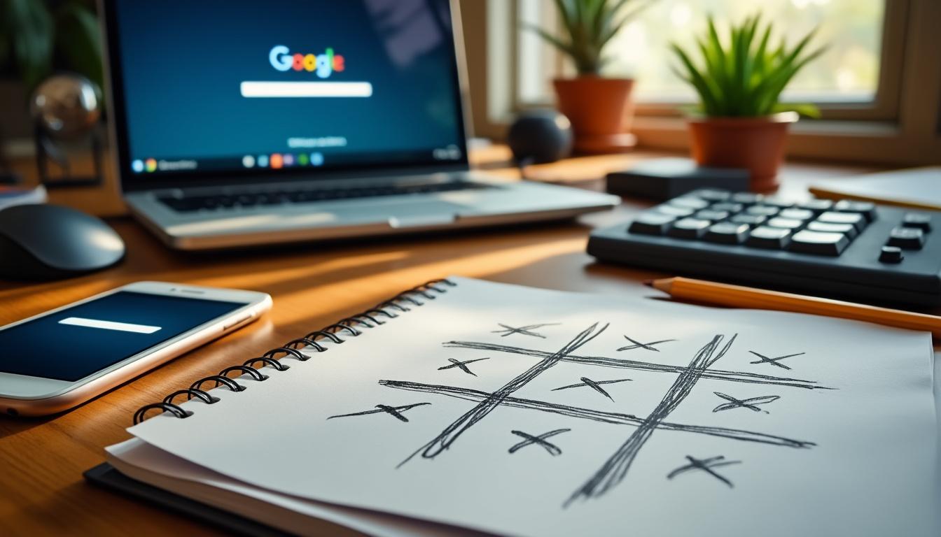découvrez comment jouer au jeu de morpion caché sur google. suivez nos astuces pour lancer facilement ce jeu classique directement depuis votre navigateur et défiez vos amis en ligne !