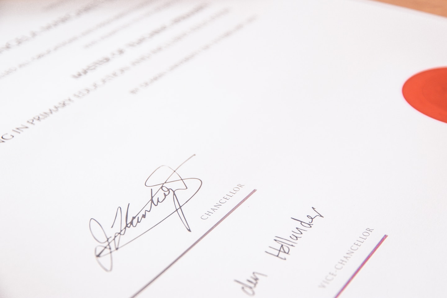 graduation certificate